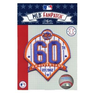 Limited Edition!!!  New York Mets 60th Anniversary Patch